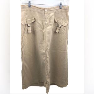 JOHNNY WAS women’s vintage linen maxi skirt